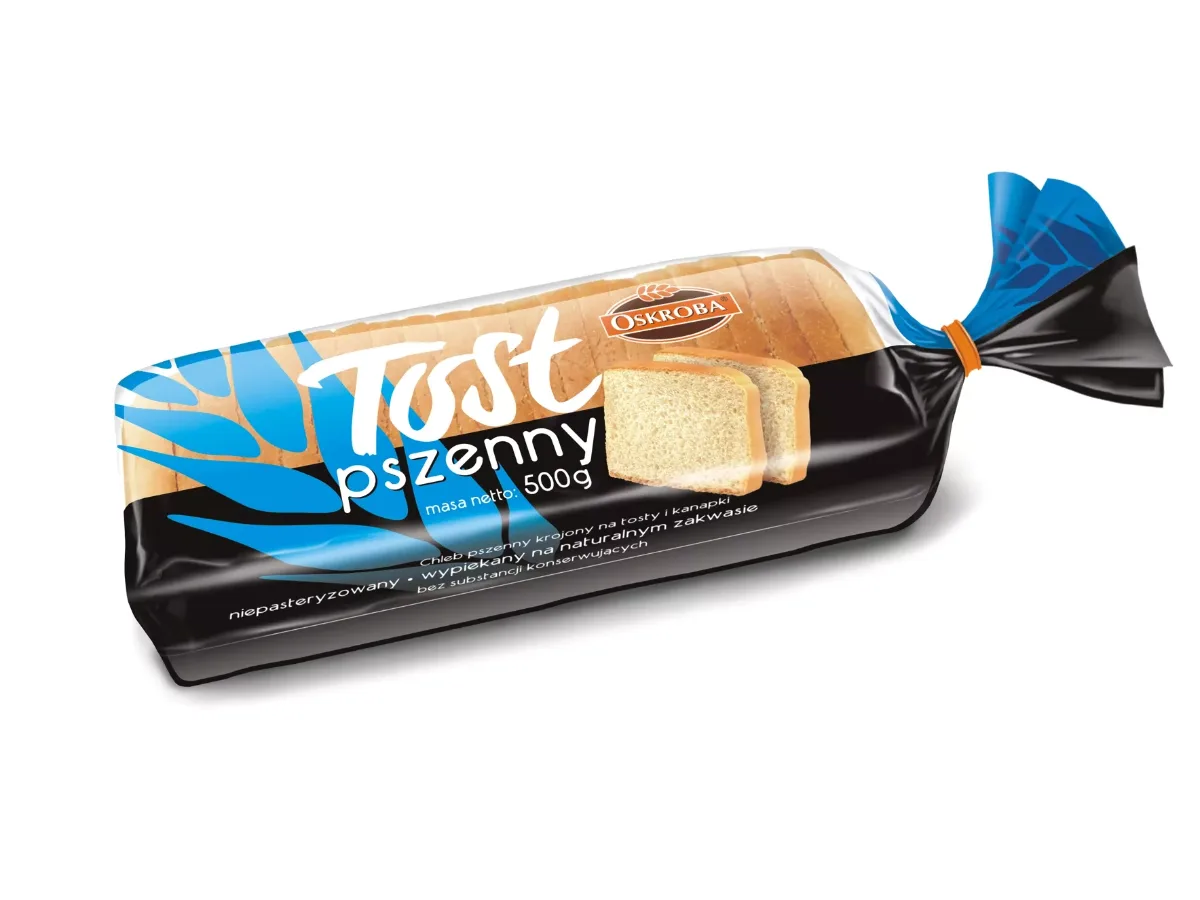 Chleb tostowy pszenny Oskroba 500g