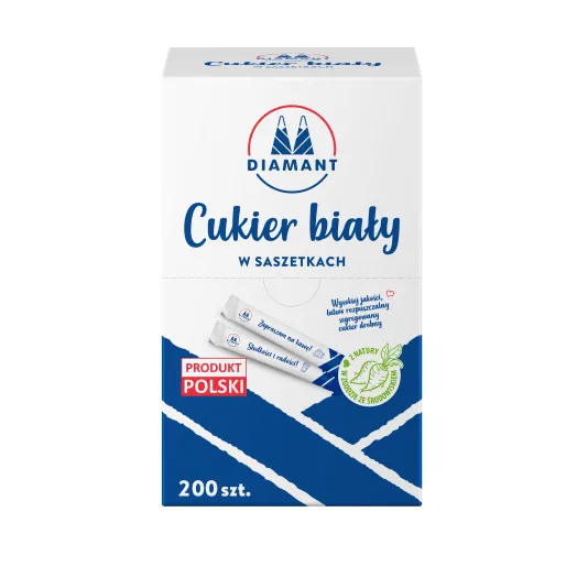 Cukier biały w saszetkach