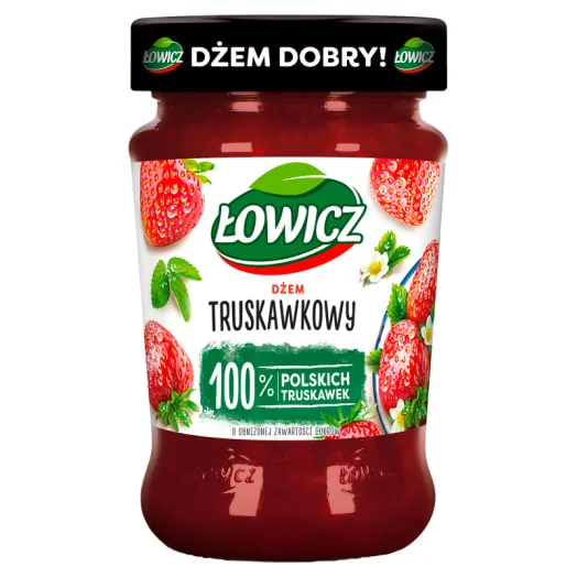 Łowicz dżem truskawkowy